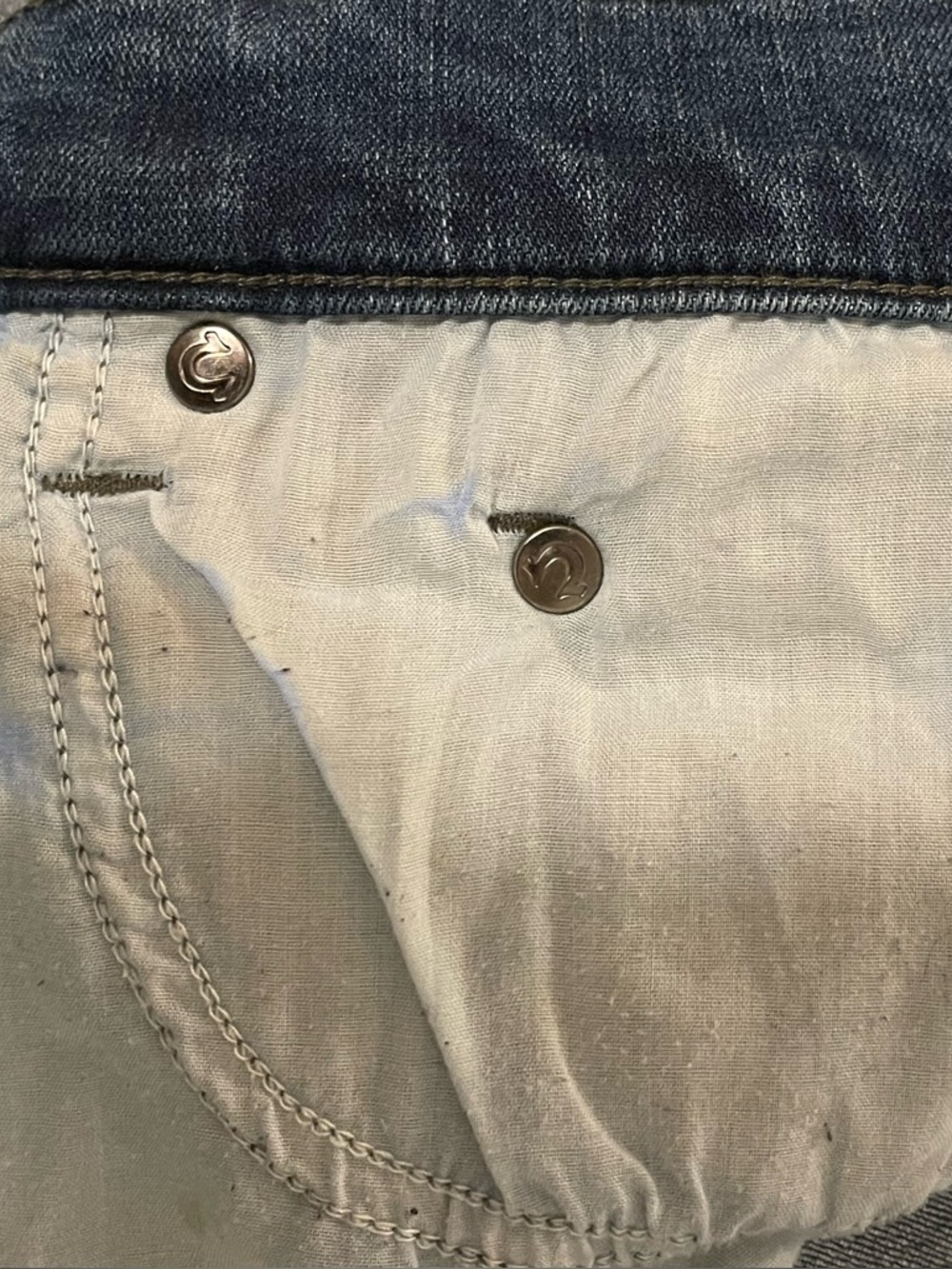 True Religion Tony Men's 38 Blue Super Skinny Jeans Stretch Denim 5 Pocket TBD - Picture 11 of 13